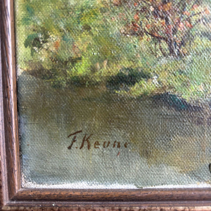 Detailed Landscape Oil Painting "Grazing Cows" Expressive Dutch Artwork Holland Art Shop