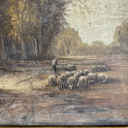 Refined Landscape Oil Painting "Gilded Frame" Timeless Small Art Holland Art Shop
