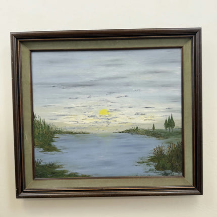 Rustic Landscape Oil Painting "Morning Sun" Classic Large Artwork Holland Art Shop