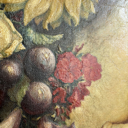 1918 Antique Figurative Oil Painting "Sleeping Cherubs" Art Holland Art Shop