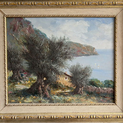 Expressive Landscape Oil Painting "Gilded Frame" Elegant Art Holland Art Shop