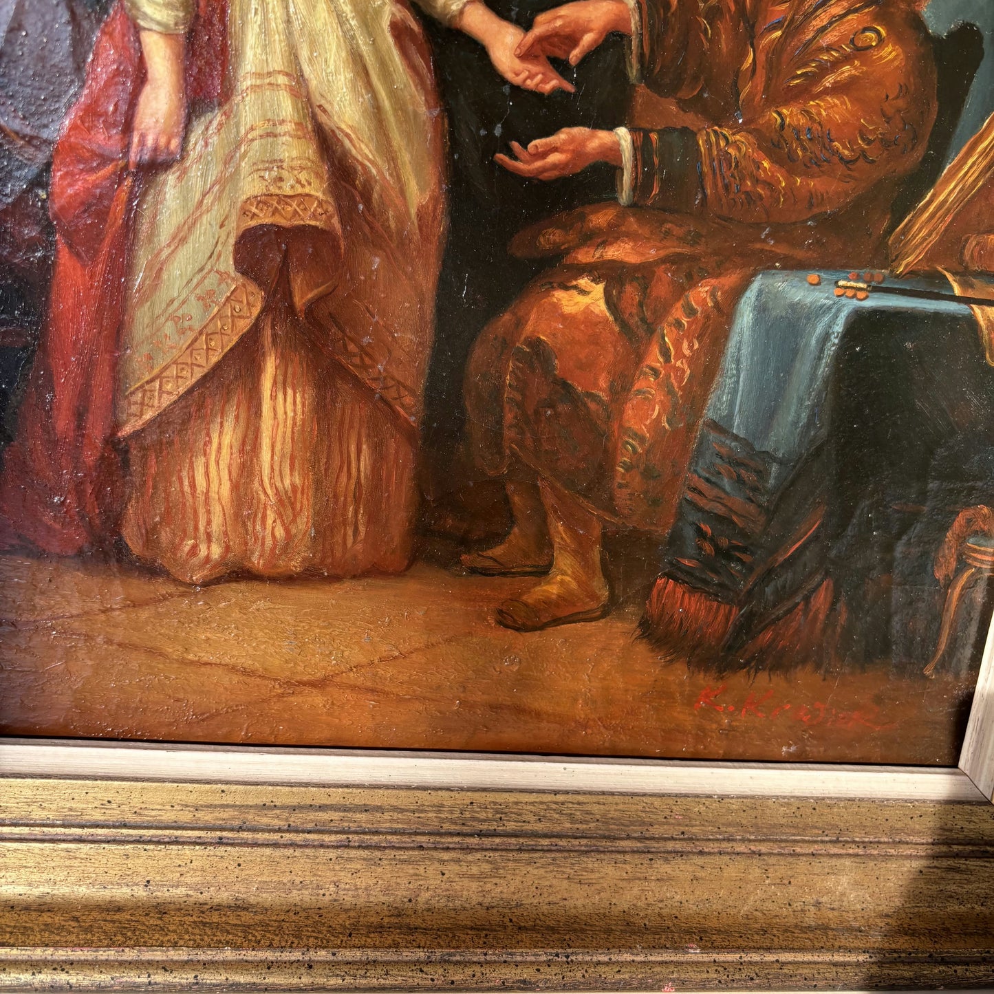 Authentic Oil Painting Figurative "Wise Old Man" Remarkable Medium Artwork