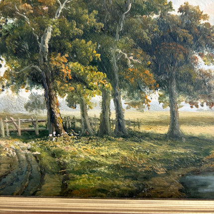 Elegant Landscape Oil Painting "Gilded Frame" Classic Small Art Holland Art Shop