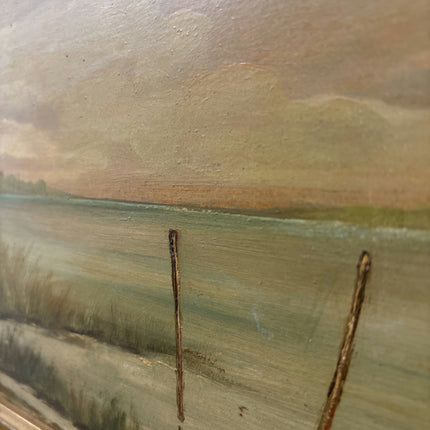 Rustic Landscape Oil Painting "Framed Painting" Expressive Artwork Holland Art Shop