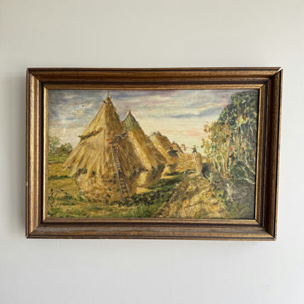 Expressive Scenery Oil Painting "Haystack Pile" Classic Art Holland Art Shop