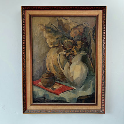 Fine Oil Painting Still Life "Flowering Jug" Classic Large Artwork Holland Art Shop