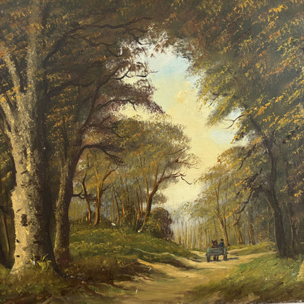 Elegant Scenery Oil Painting "Tree Avenue" Classic Large Art Holland Art Shop