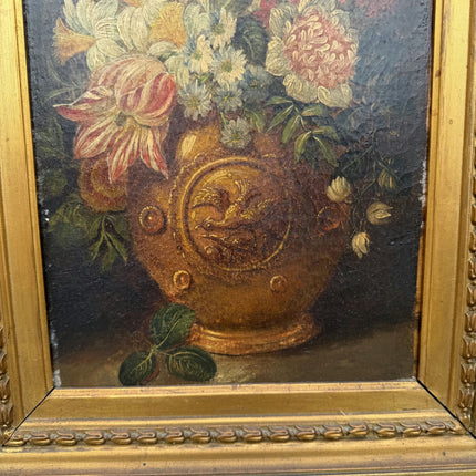 19th Century Antique Still Life Oil Painting "Gilded Frame" Artwork Holland Art Shop