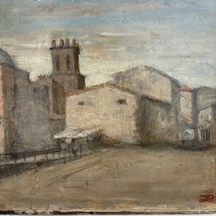 Rustic Still Life Oil Painting "Village Tower" Timeless Art Holland Art Shop