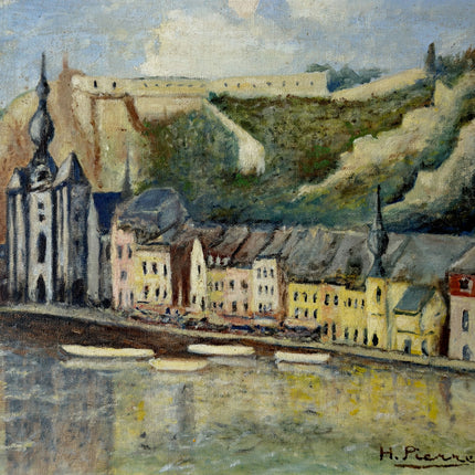 Striking Oil Painting Cityscape "Church Spire" Intriguing Medium Artwork Holland Art Shop
