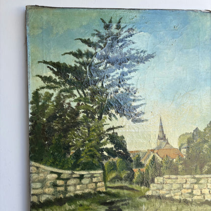 Original Landscape Oil Painting "Tall Pine" Refined Artwork Holland Art Shop