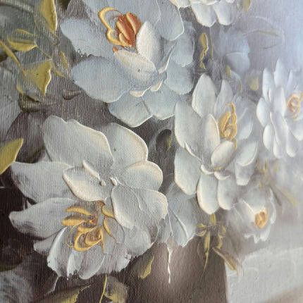 Elegant Floral Still Life Oil Painting "Flower Vase" Handcrafted Art Holland Art Shop