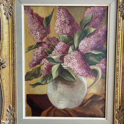 Detailed Floral Still Life Oil Painting "Lilac Vase" Timeless Artwork Holland Art Shop