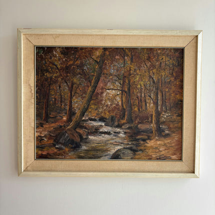 Classic Landscape Oil Painting "Autumn Trees" Expressive Artwork Holland Art Shop