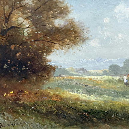 Refined Landscape Oil Painting "Lone Tree" Expressive Art Holland Art Shop