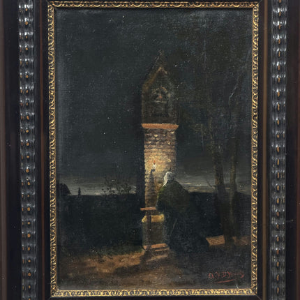Classic Landscape Oil Painting "Framed Painting" Rustic Small Art Holland Art Shop