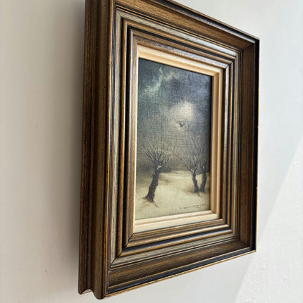 Original Landscape Oil Painting "Gnarled Trees" Timeless Small Artwork Holland Art Shop