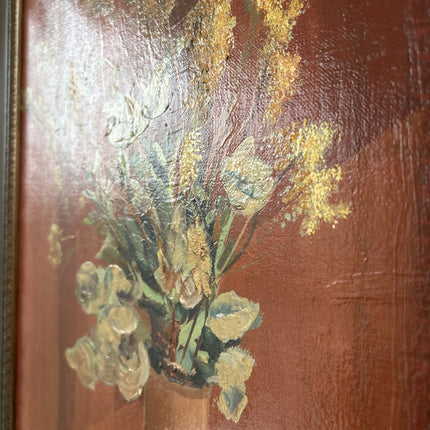 Wonderful Oil Painting Still Life "Vase Of Flowers" Marvelous Large Artwork