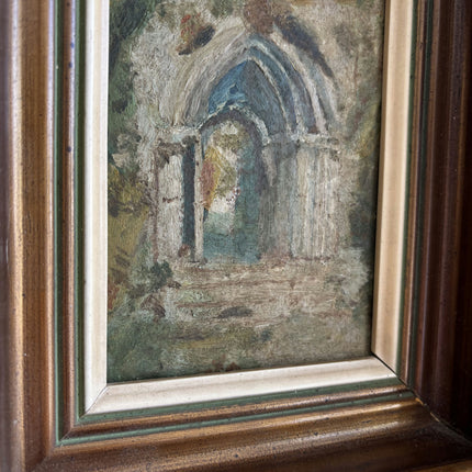 Authentic Scenery Oil Painting "Gilded Frame" Elegant Small Artwork Holland Art Shop