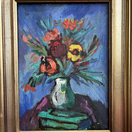 Elegant Floral Still Life Oil Painting "Flower Vase" Detailed Artwork Holland Art Shop