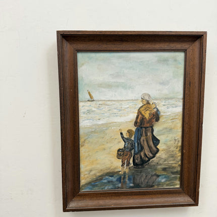 Refined Figurative Oil Painting "Mother And Child" Detailed Art Holland Art Shop