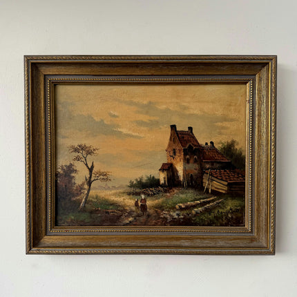 Expressive Oil Painting Scenery "Country Pathway" Fine Medium Artwork