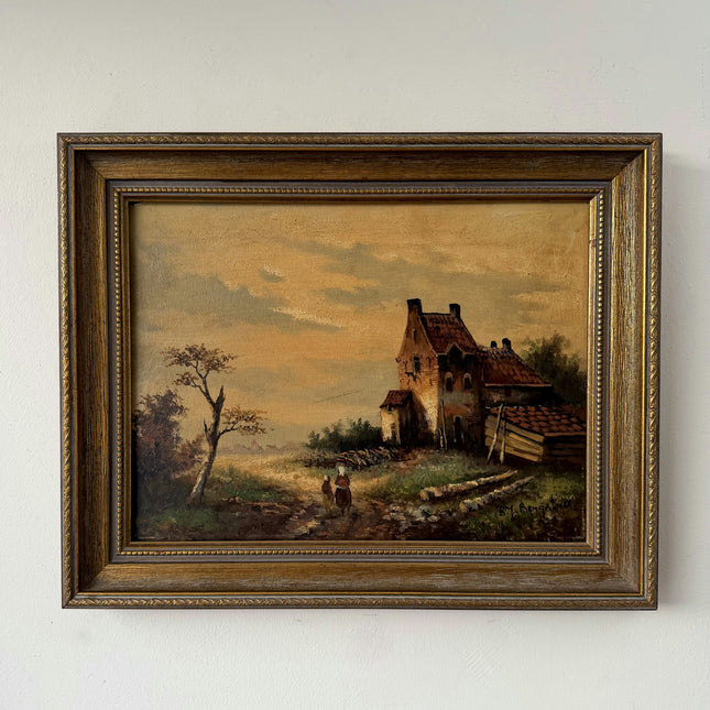 Expressive Oil Painting Scenery "Country Pathway" Fine Medium Artwork