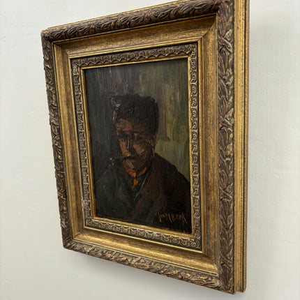 Refined Portrait Oil Painting "Old Man" Timeless Small Artwork Holland Art Shop