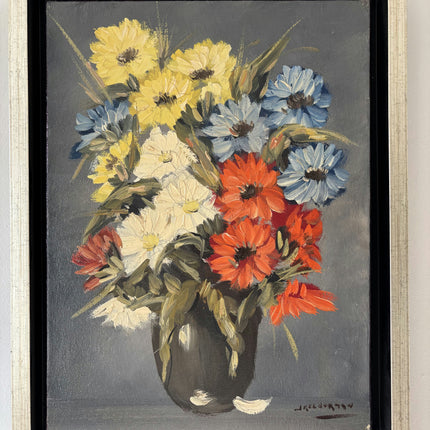 Expressive Floral Still Life Oil Painting "Flower Vase" Traditional Art Holland Art Shop