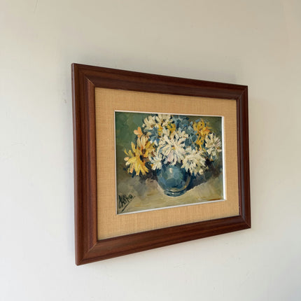 Classic Floral Still Life Oil Painting "Flower Vase" Elegant Artwork Holland Art Shop