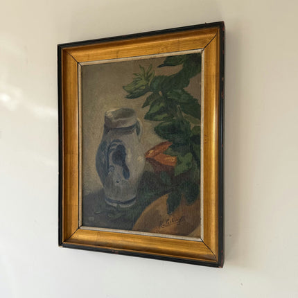 Timeless Still Life Oil Painting "Blue Pitcher" Classic Art Holland Art Shop