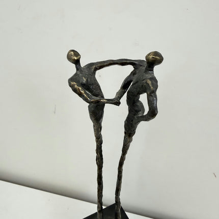 Original Figurative Sculpture "Dancing Figures" Elegant Small Art Holland Art Shop