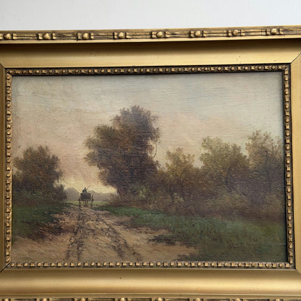 Elegant Landscape Oil Painting "Gilded Frame" Detailed Artwork Holland Art Shop