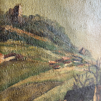 1942 Landscape Oil Painting "Tall Tree" Art Holland Art Shop