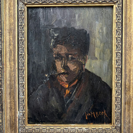 Refined Portrait Oil Painting "Old Man" Timeless Small Artwork Holland Art Shop