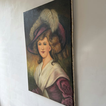 Traditional Portrait Oil Painting "Young Woman" Refined Artwork Holland Art Shop