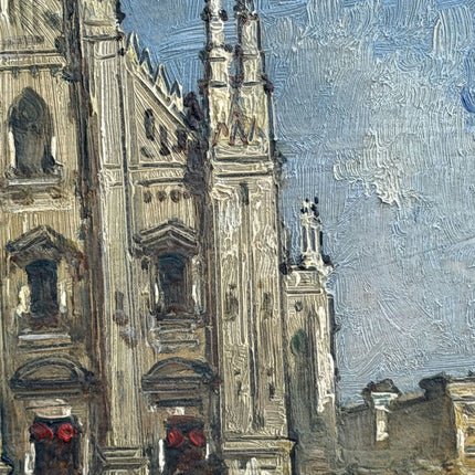Refined Cityscape Oil Painting "Framed Painting" Timeless Small Artwork Holland Art Shop