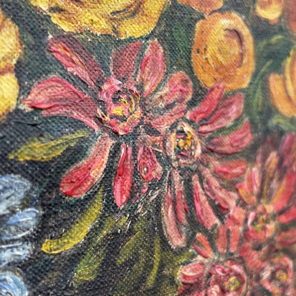 Handcrafted Floral Still Life Oil Painting "Yellow Bouquet" Traditional Artwork Holland Art Shop