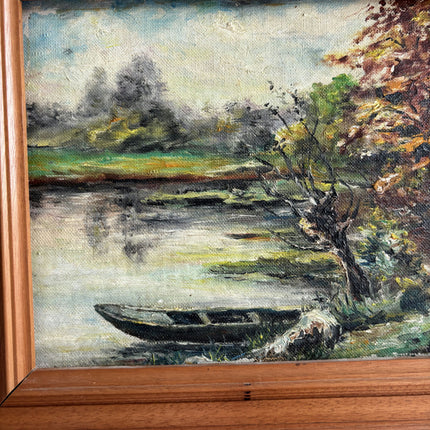 Rustic Landscape Oil Painting "Framed Painting" Traditional Small Artwork Holland Art Shop