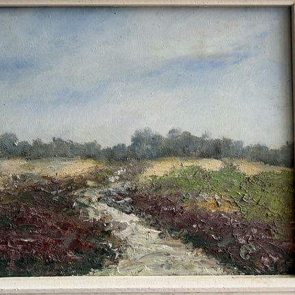 Expressive Landscape Oil Painting "Framed Painting" Traditional Small Art Holland Art Shop