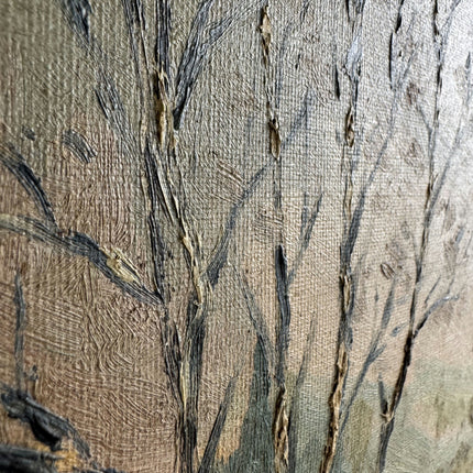 Traditional Landscape Oil Painting "Lone Birch" Detailed Art Holland Art Shop