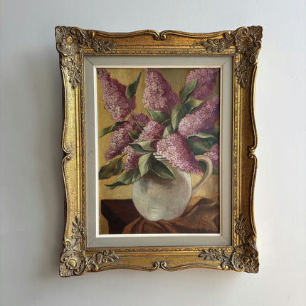 Detailed Floral Still Life Oil Painting "Lilac Vase" Timeless Artwork Holland Art Shop