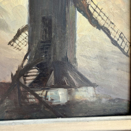 Rustic Landscape Oil Painting "Old Windmill" Classic Art Holland Art Shop