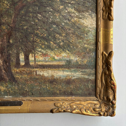 Classic Landscape Oil Painting "Gilded Frame" Expressive Artwork Holland Art Shop
