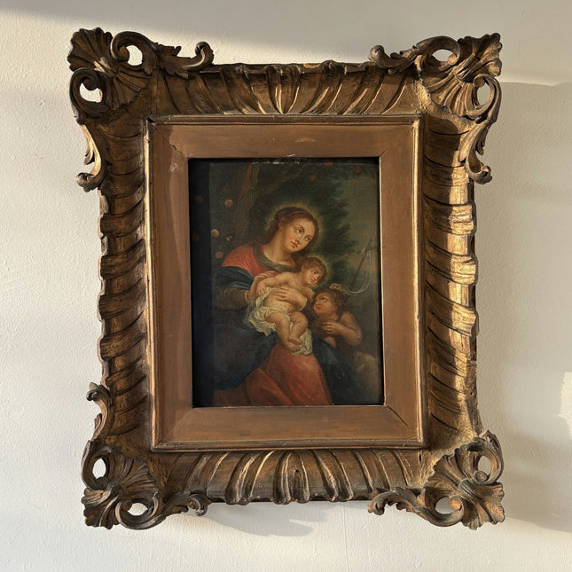 19th Century Giclée Portrait "Mother And Child" French Artwork - HollandArtShop