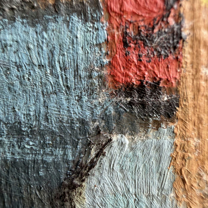 Detailed Cityscape Oil Painting "Framed Painting" Rustic Artwork Holland Art Shop
