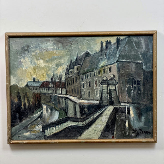 Rustic Still Life Oil Painting "Canvas Back" Handcrafted Large Art Holland Art Shop
