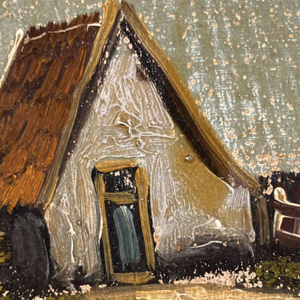 Handcrafted Landscape Oil Painting "Gilded Frame" Detailed Art Holland Art Shop