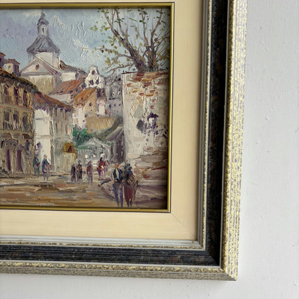 Traditional Cityscape Oil Painting "Framed Painting" Refined Artwork Holland Art Shop