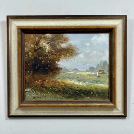Refined Landscape Oil Painting "Lone Tree" Expressive Art Holland Art Shop